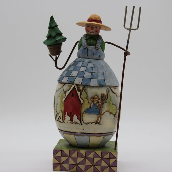 Jim Shore Frosty Farmer - Picture 1 of 6